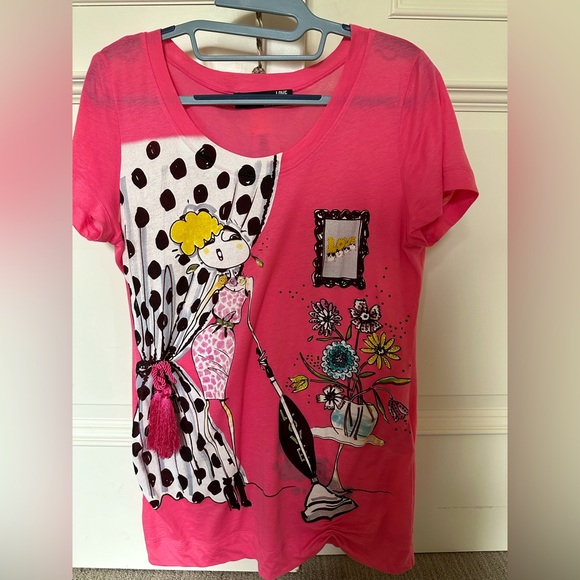 Love Moschino t-shirt with bead detailing and tassel! - Picture 1 of 3